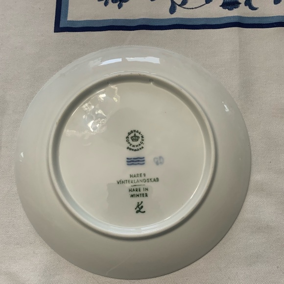 Royal Copenhagen Blue Winter Scene Plate - Picture 2 of 3